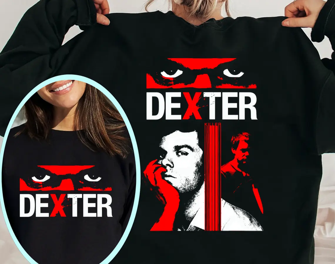 Dextter Morgan 2 sides TShirt, Dexxter vintage shirt, Dexxter Sweatshirt Hoodie