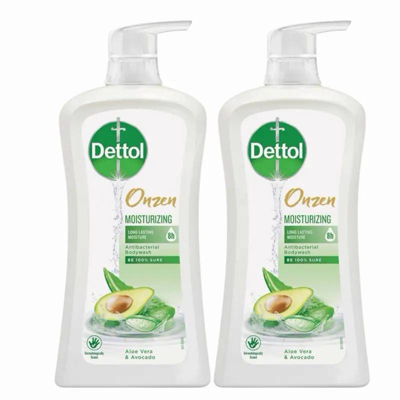 Dettol Antibacterial ph-Balanced Body Wash, Aloe Vera & Avocado Scent, 900ml, Hydrating Moisturizing Bright Formula, Suitable for All Skin Types - Limited Edition - Choose Below