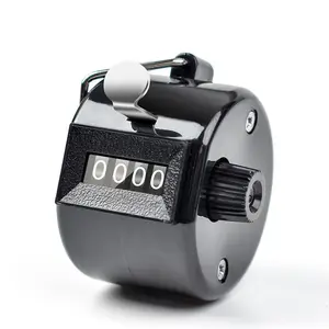 Mechanical Counting Tally Counter, 4 Digit Manual Record Counter, Portable Digital Counting Tool for Outdoor Sports, Running