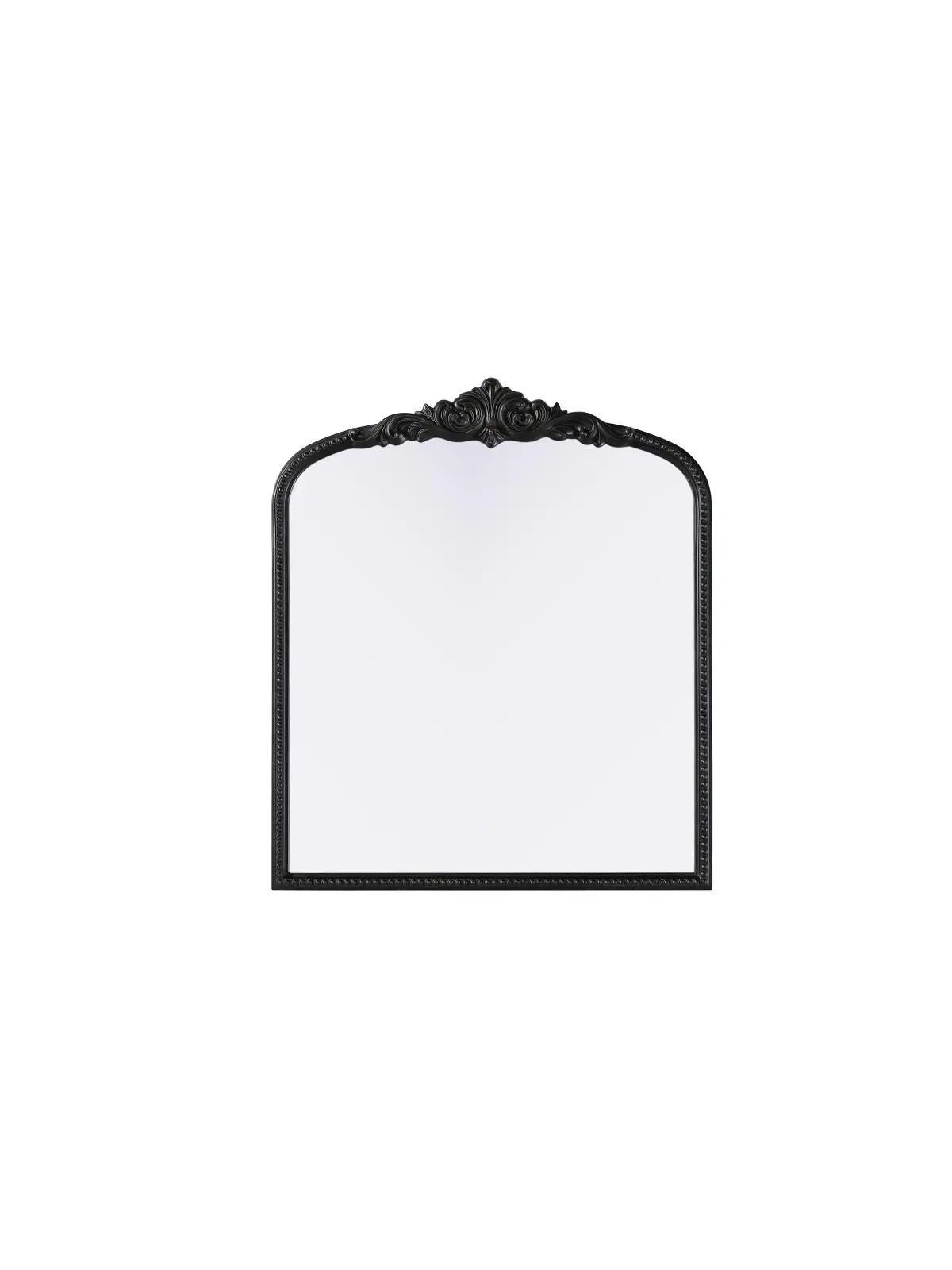 Elegant Decor MR7F3642VB 36x42 in. Vertical Classic Arch Naomi Floral Mirror - Hand-Painted Antique MDF, Lightweight Metal, Vintage Bronze Resin Frame, Durable, Wall Hanging Installation Ready