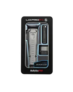 BaBylissPRO FXOne Lo-ProFX Cordless Clipper Gray FX829 – Sleek, Low-Profile Design with High-Performance Power