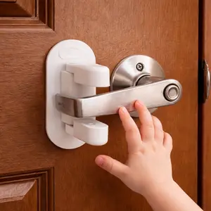 Door Locker Set of 2 Baby Proof Door Lock Keeps Doors Open for Kids and Elderly