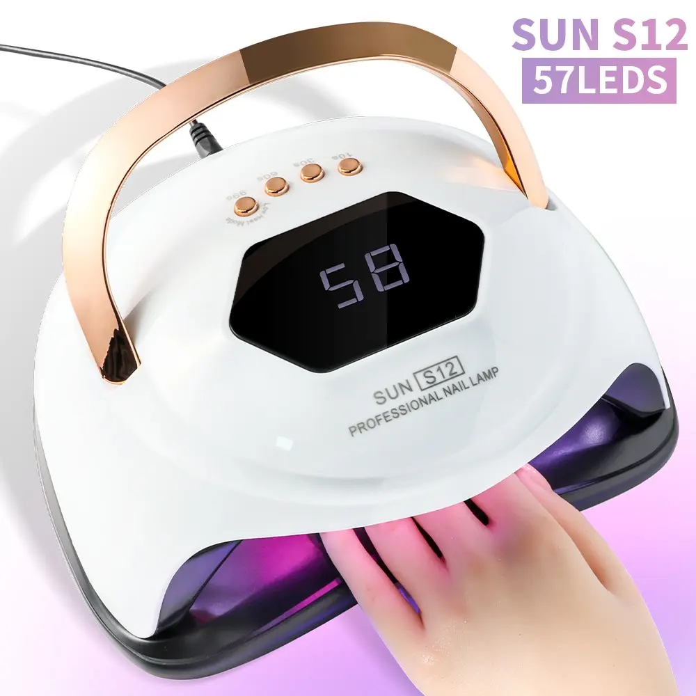 228w Professional UV LED Nail Lamp, Led Manicure Lamp, Ideal for Gel Polish, 4 Timer Settings, Auto-Sensing Function, Nail Art Equipment, UV LED Light