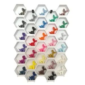 Figurine, Toys & Collectors Floating Display Shelf Stand Hexagon Honeycomb Collect Crystals and Miniatures | Floating Display
