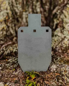 Hybrid Reduced C Zone Outdoor AR500 Steel Target Gong - 3 Hole