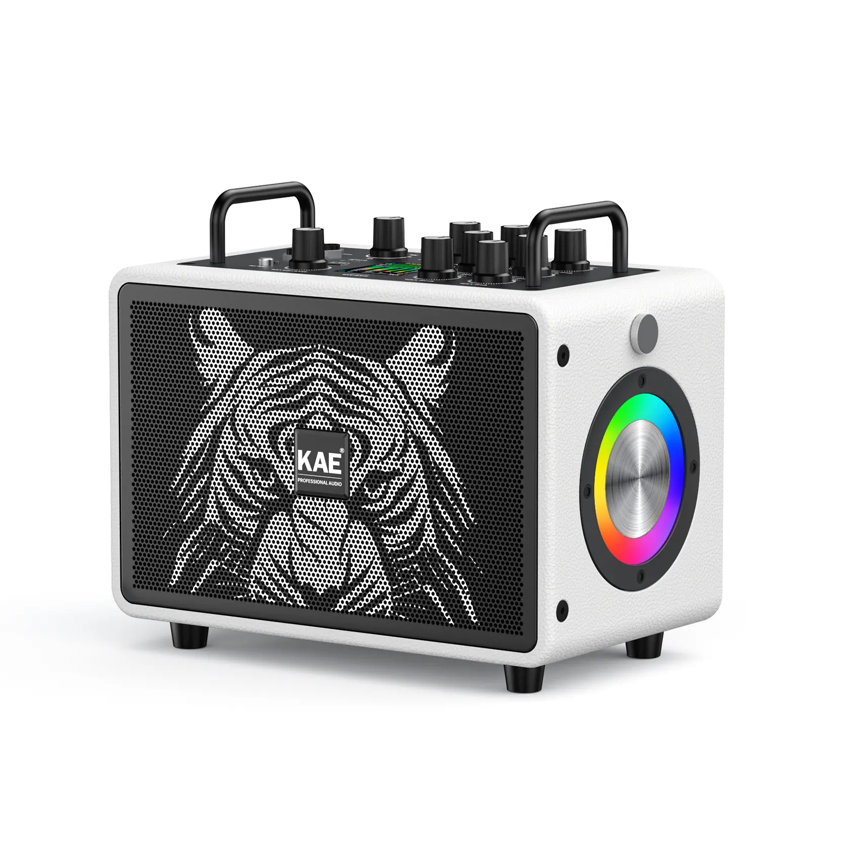 KAE-M3 Tiger Head Bluetooth Speaker, Audio Device for Musical Instruments, Electronic Wind Instruments & Saxophones, Outdoor Wireless Speaker for Street Performance, Outdoor Wireless Speakers