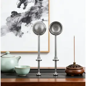 SICANDAENHK Brew the perfect cup every time with this 2-pack stainless steel tea ball infuser!Fine mesh design locks in loose leaf tea while letting flavor flow, rust-resistant and easy to clean for all your favorite teas🍵✨