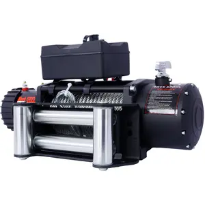 12V 12000-13500LB Electric Winch Towing Trailer Steel Cable Off Road, Waterproof Wire Cable  for Truck UTV ATU SUV