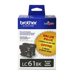 Brother BRTLC612PKS High-Yield Black Ink Cartridges (2-Pack, Typical Yield 450 Pages) for Brother MFC-6490Cw Printer, 450 Page