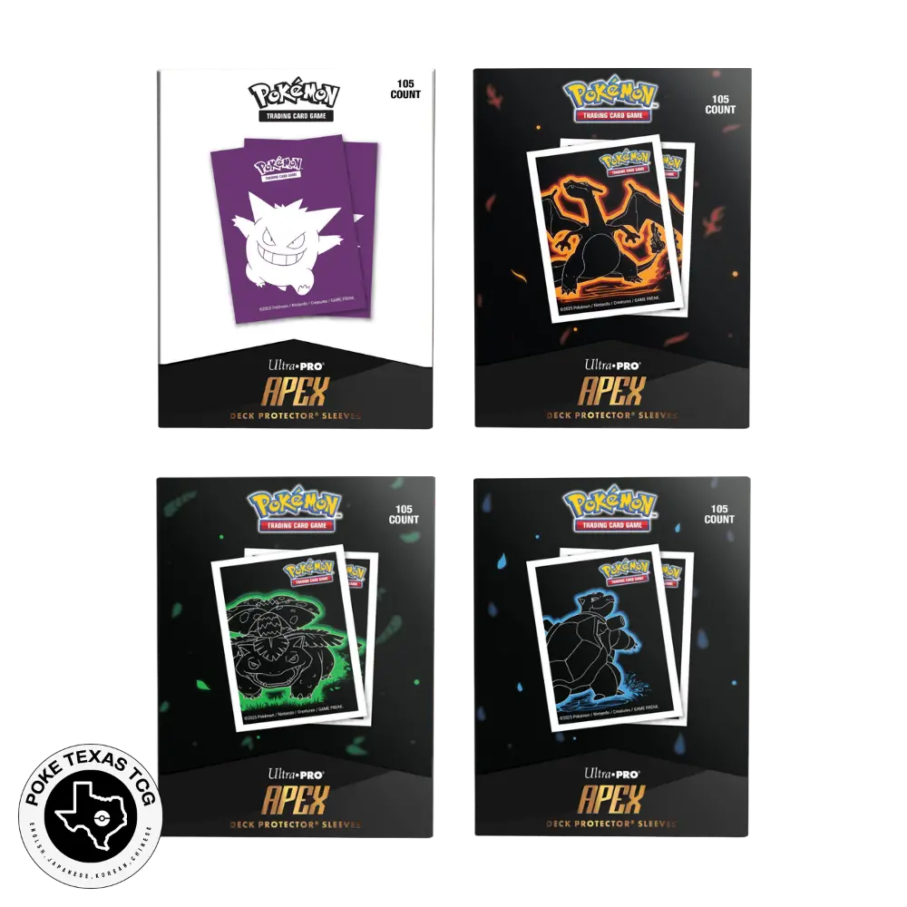 Ultra Pro Pokemon APEX Deck Protector Sleeves - Trading Card Accessories