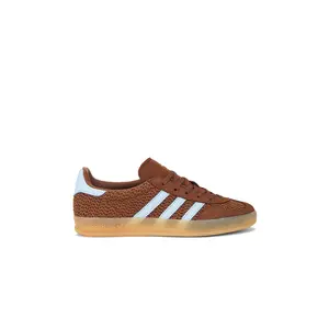 adidas Originals Gazelle Indoor in Preloved Brown, Clear Sky, & Gum
