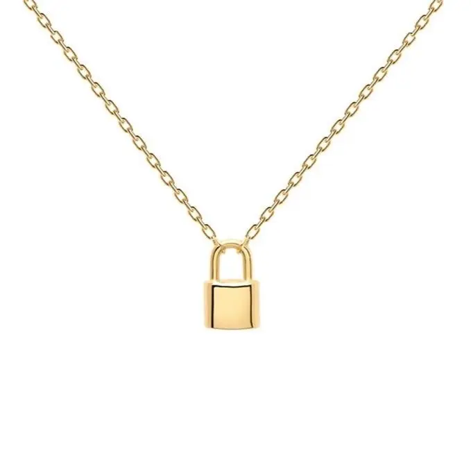 Cadence Padlock Necklace