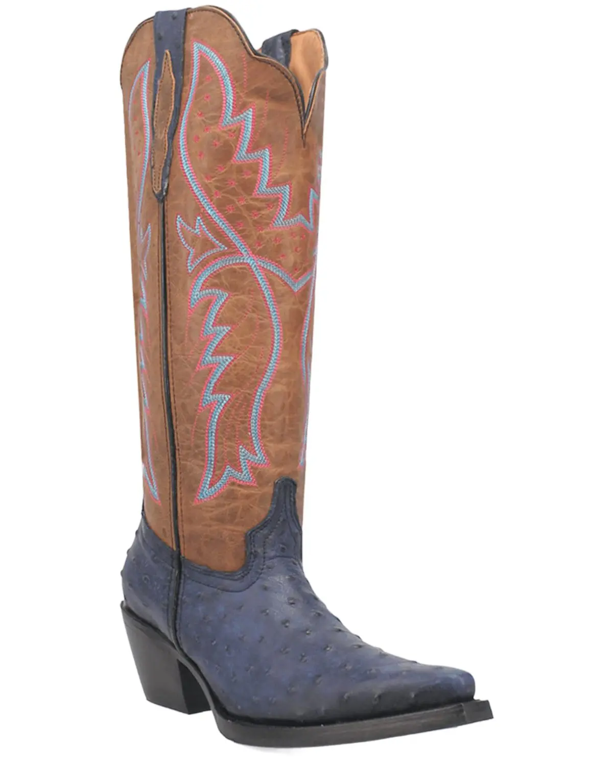 Dingo Women's Women'S Selene Tall Western Boot Snip Toe - Di220-Blue