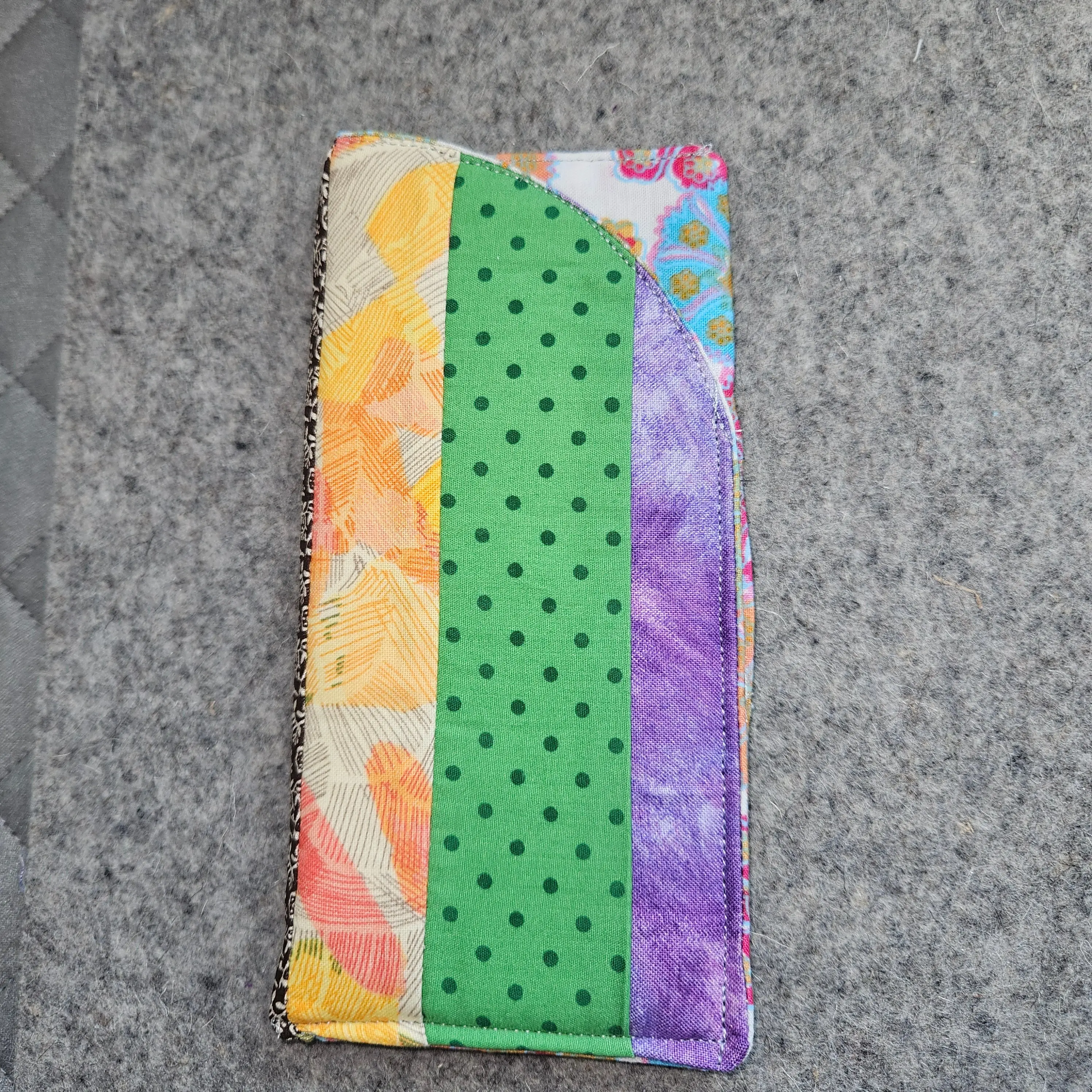 Velda Garden Party Quilted Eyeglass Case | Handmade Glasses Sleeve