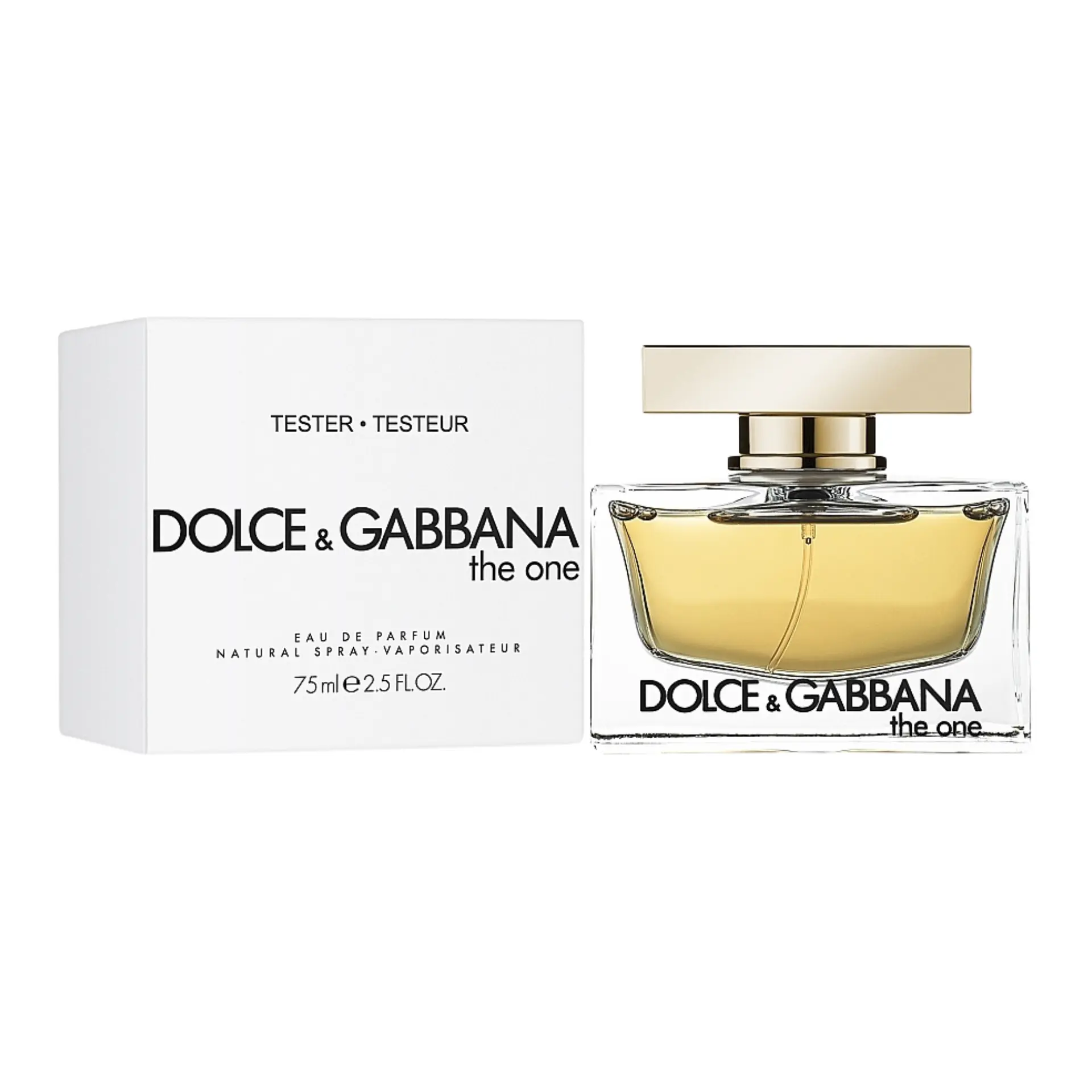 Dolce & Gabbana The One EDP 2.5oz Tester for Women - Refined Scent Ideal for Daily Use - Authentic Fragrance Sample