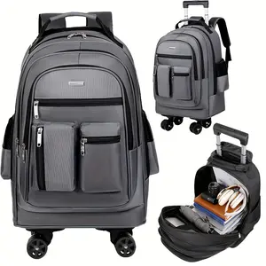 [Business Trolley Case] A One-Piece, Business-Style Trolley Case And Convenient Travel Bag, Suitable For Business Trips, Travel, And School. A High-Quality, Smooth-Rolling, Multi-Directional Wheel Boarding Bag And Backpack