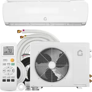 12000 BTU 6-in-1 Mini Split Air Conditioner Heat Pump System, Inverter Mini Split AC/Heating System, Ductless Wall Mount AC Unit Cool Up to 750 Sq. Ft, Installation Kits, 230v
