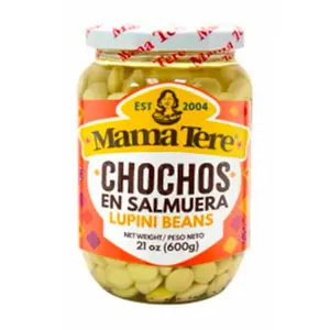 Mama Tere chochos en salmuera 21 oz - Mama Tere lupini beans - Ecuador Foods