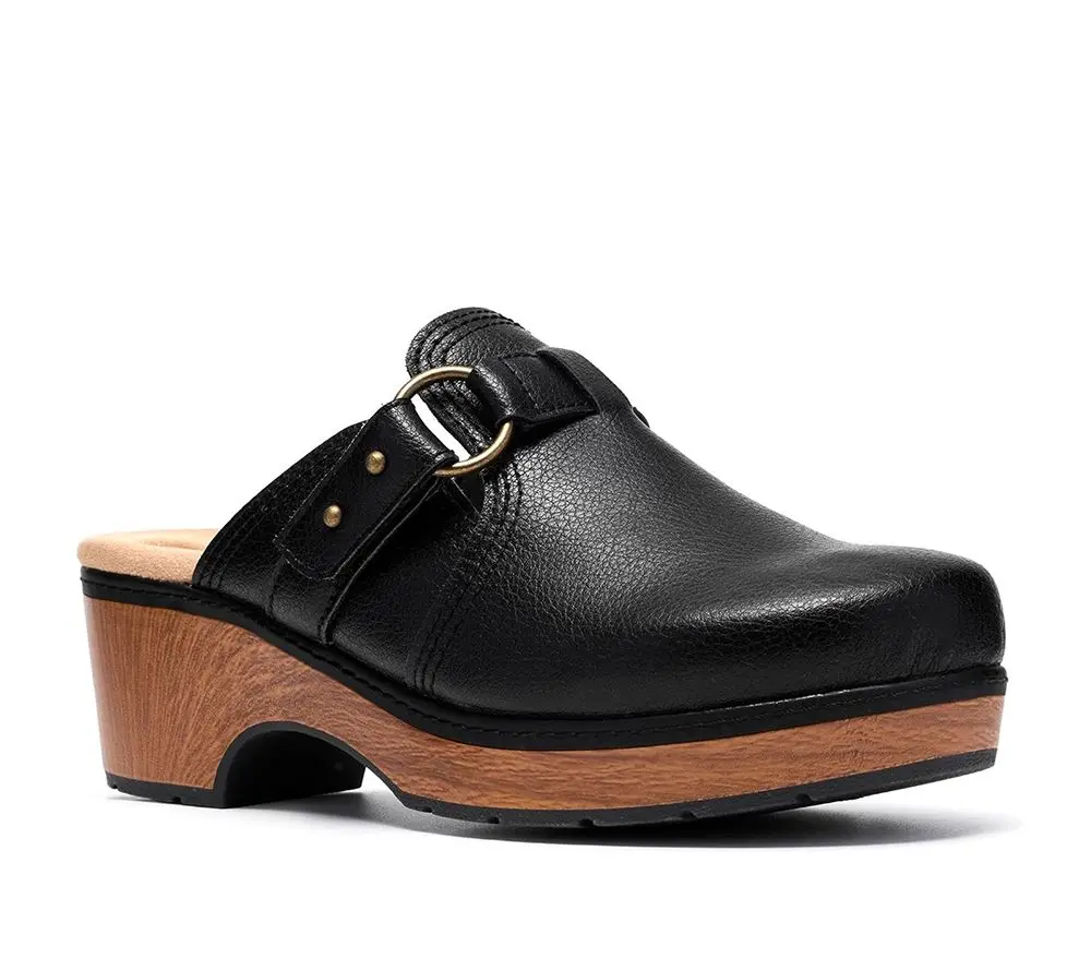 Clarks Collection Leather Clogs -Paizlee Ali Clarks Collection Leather Clogs -Paizlee Ali