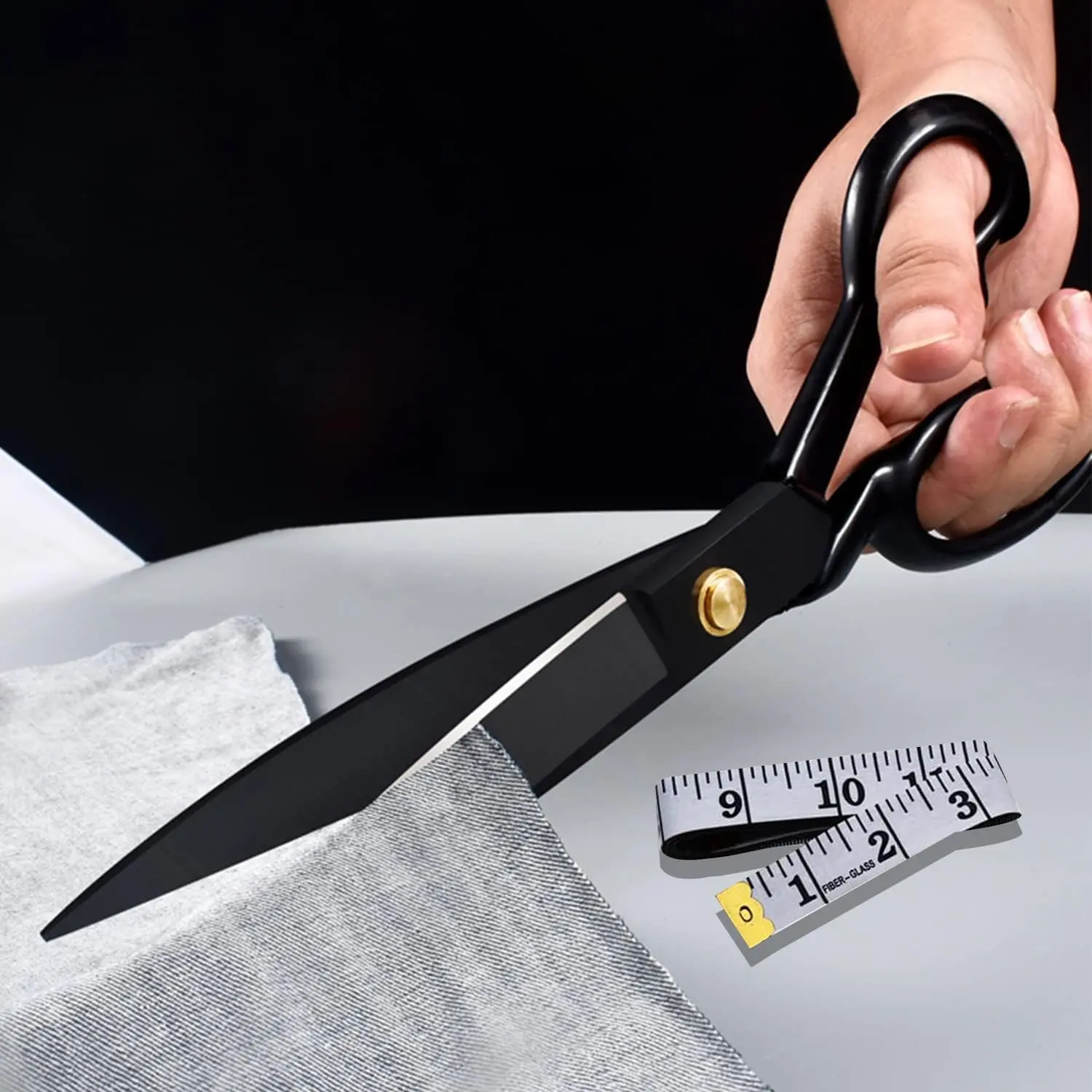 Fabric  Heavy Duty,  All Purpose  For Office Craft Sewing Embroidery, Professional dressmakers Shears- 10 inch