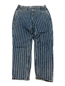 Jeans Cropped By American Eagle In Blue Denim, Size:4