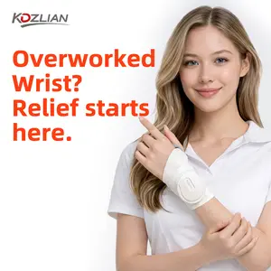 Wireless Bluetooth Heated Wrist Massager with Smart Pulse Modes for Overworked Wrist Relief