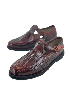 Men's Tejido Vanesa Buckle Leather Sole Huarache