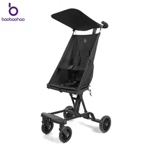 [SummerVibes] Baobaohao V11-5.5kg Ultra-Light Portable Pocket Stroller, Compact Fold, Breathable Sun Canopy for Summer Travel & Outdoor Fun