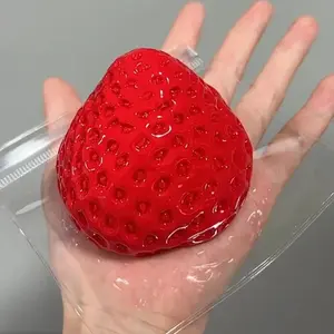 Toy Strawberry Taba Squishy Fidget Toy Slow Rebound Stress Relief Toy for People Office and Party Favors Squeeze Beauty Gift