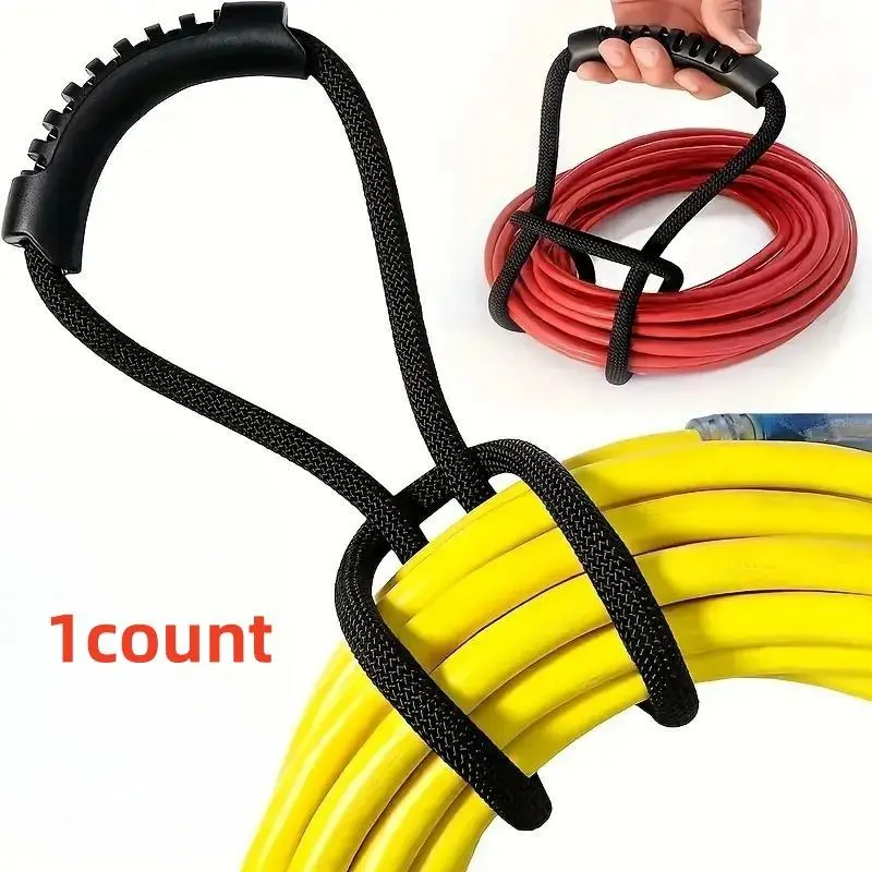 Storage Strap with Handle, 1 Count/2 Counts Extension Strap Durable Nylon Storage Rope, Soft Hose Fixed Strap, Suitable for Home, Garage, Boat, RV