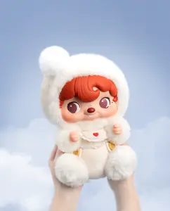 52TOYS POUKAPOUKA Cloud Baby  Vinyl Plush Series Series Collectible Toy Kawaii Creative Gift Room Decor Desktop Decoration Gift for Birthday Party Soft Stuffed Figure Soft Stuffed Animals Cute Teddy Bear
