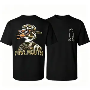 Graphic T-shirt Pullover Fowlmouth Hunting Bomb Shirt, Waterfowl Hunter Apparel Shirt, Old School Wood Duck Graphic Pullover, Vintage Duck Hunter Streetwear Gift, Baggy Box Hoodie, Urban Outfit Florida California Black