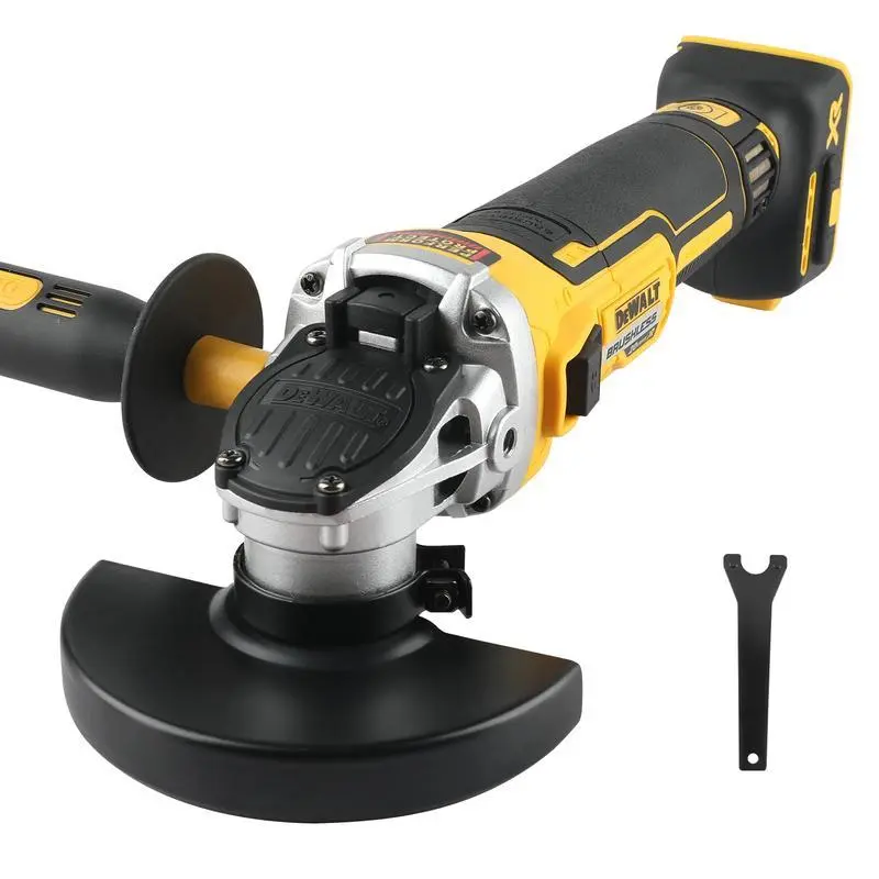 DEWALT DCG405NT 18V Cordless Brushless Angle Grinder (Power Tool), 125MM, 9000RPM High RPM for Cutting/Grinding, Lithium-Ion Battery Compatible