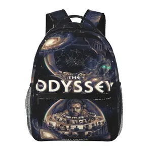 Large Capacity Nolan The Odyssey 2026 Travel Backpack Laptop The Odyssey Backpack Carry On Matt Damon Odysseus Backpack Cute Cartoon Casual Daypack Business Work Bag for Teens, Colleagues & Holiday Gifts