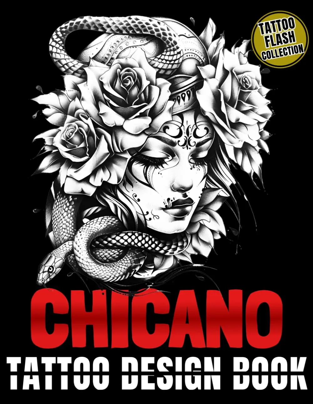 Tattoo Design Book: 400 Chicano Tattoos for Adults, Professionals, Amateurs &Style Lovers