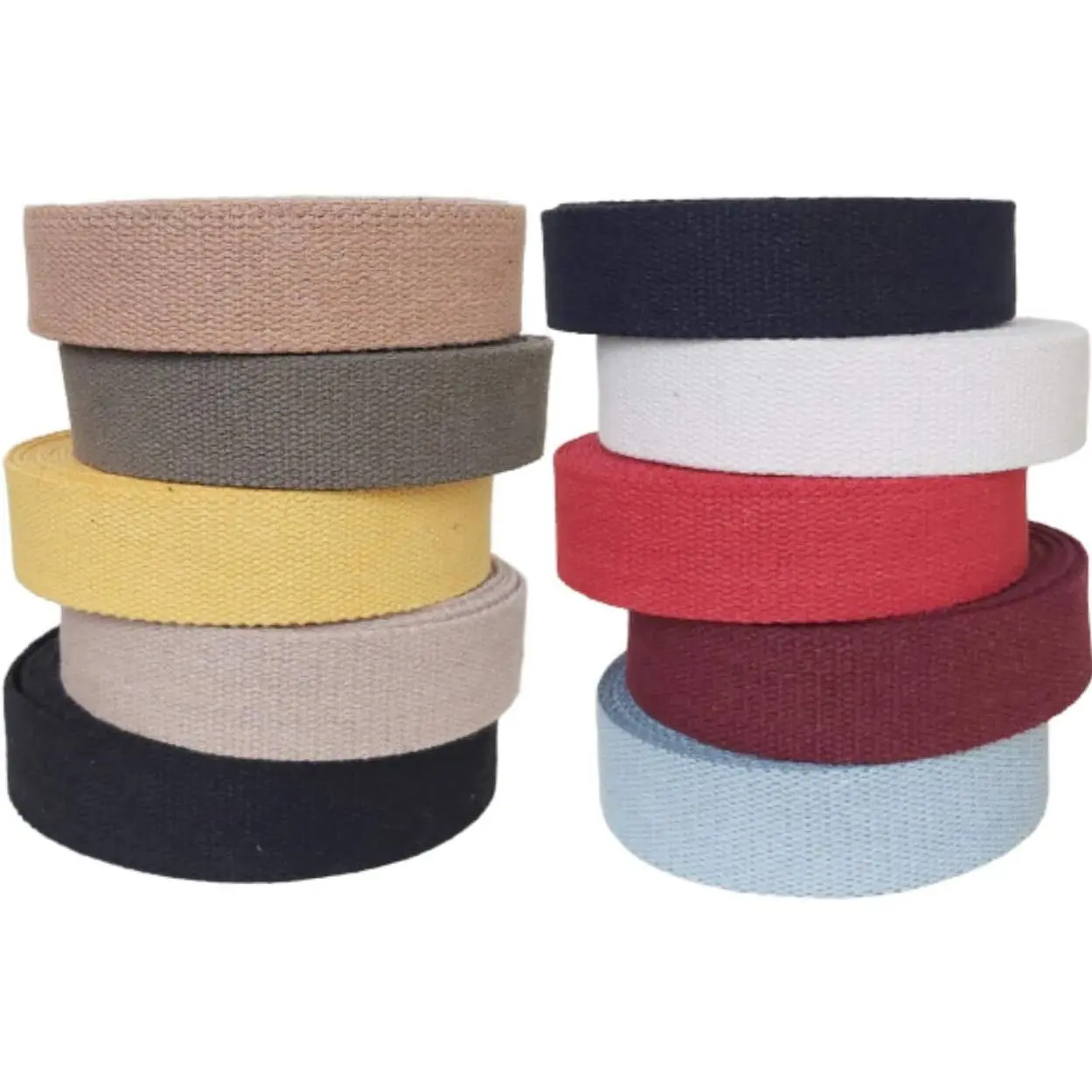 Heavy Cotton Webbing 1 1/2 Inch - Straps for Arts and Crafts - (Red, 10 Yards) -
