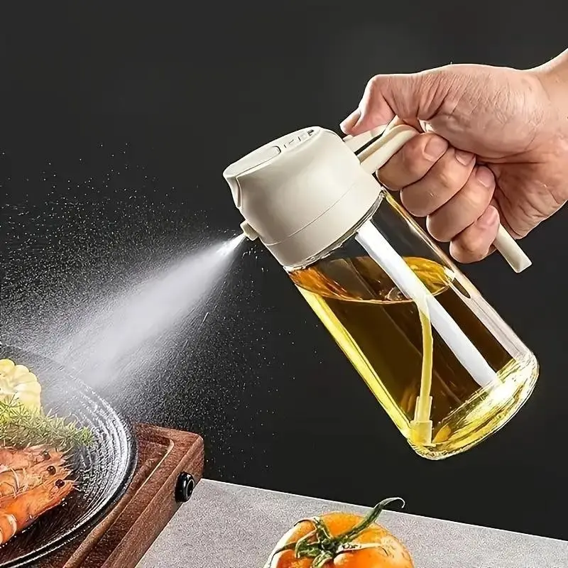 Dual-Use Spray Nozzle for Cooking, Grilling, and Salad Dressing, Ideal for Olive Oil, Vinegar, Soy Sauce, Home and Outdoor Use, Kitchen Bottle Accessory, Oil Dispenser, Olive Oil Sprayer, Kitchen Gadgets