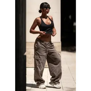 Low Rise Oversized Cargo Joggers