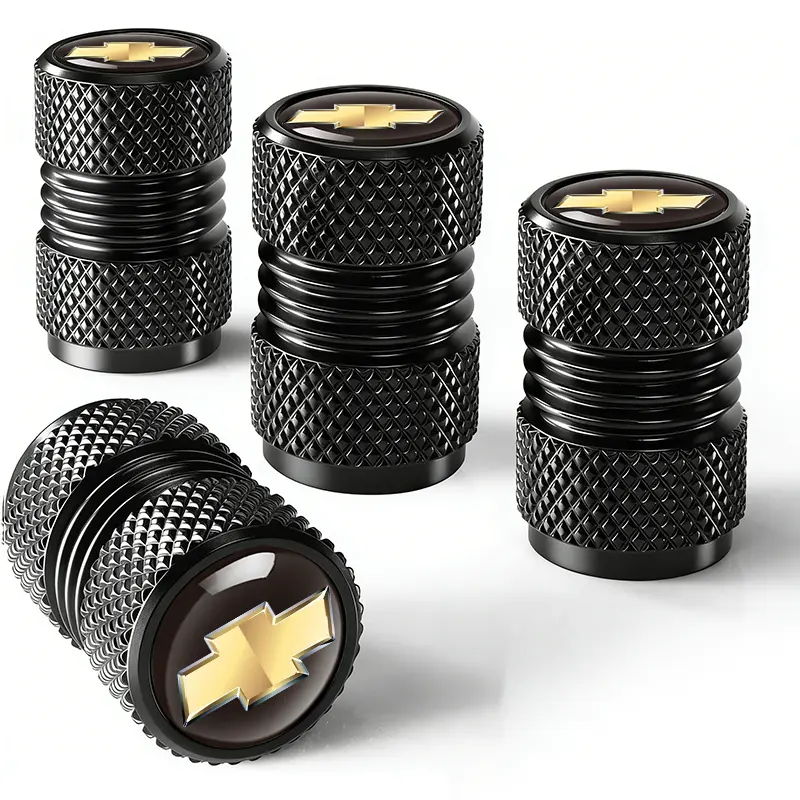 4 pieces for Chevrolet car tire valve stems, tire valve caps,car tire caps,suitable for medium-,small-sized,motorcycle tires