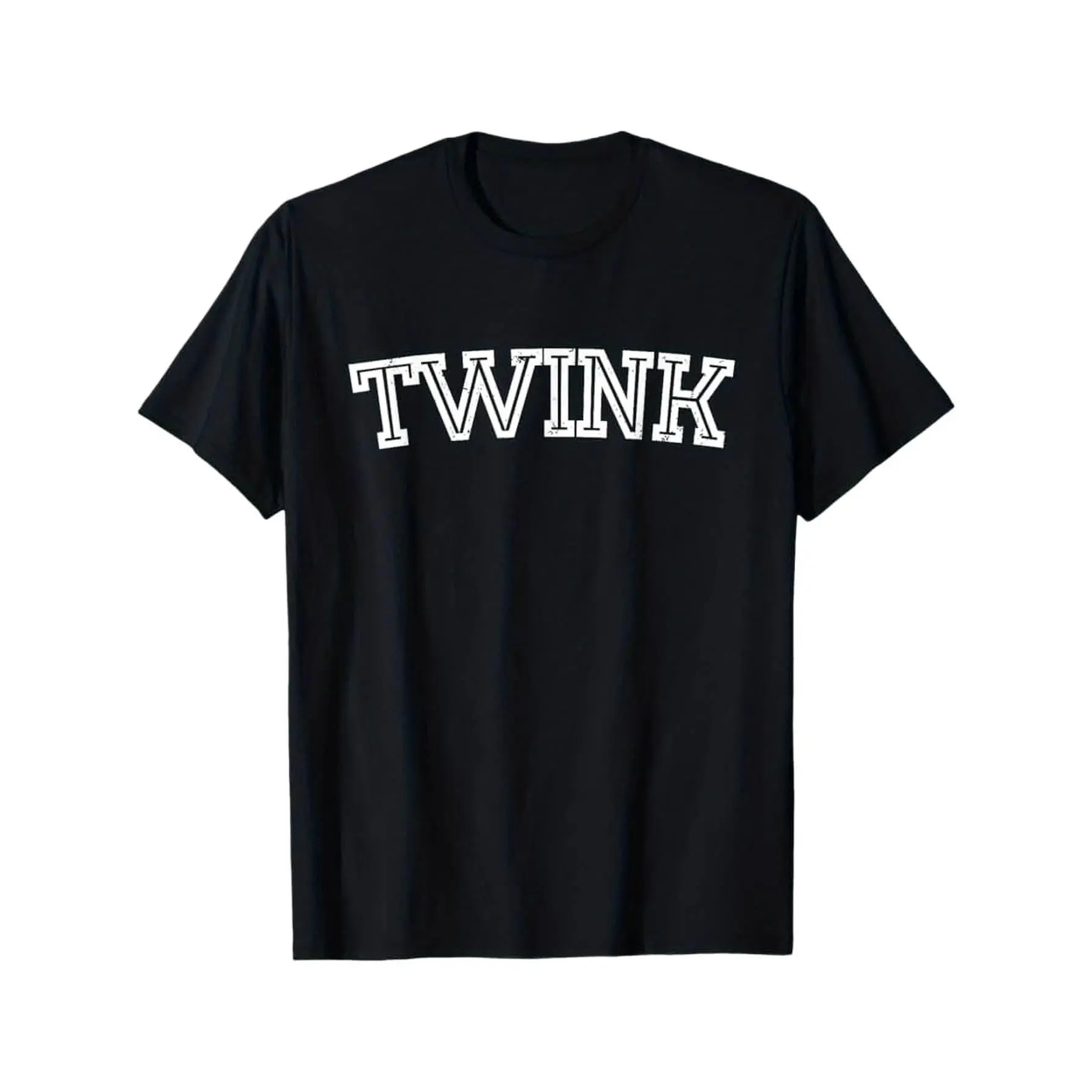 Women's Unisex Short Sleeve Crew Neck Funny Positive Pride Twink Graphic T-Shirt - Bold Casual Standard Size Tee, Soft Lightweight Fabric, Black/White, Machine Washable for LGBTQ+ Pride & Year-Round Streetwear, Shortsleeve, Humorous Pride Graphic Women's