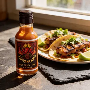 Vanyan Chaé Hot Spicy 3oz Hot Sauce - Perfect for Tacos and Grilled Meats - 3 oz Bottle