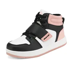DREAM PAIRS LilLegends Skyhigh Trendy High-Top Athletic Sneaker Trainers - Girls' Casual Child Size Trainers, Kids' Fashion Footwear, Size 13 Kids Shoes