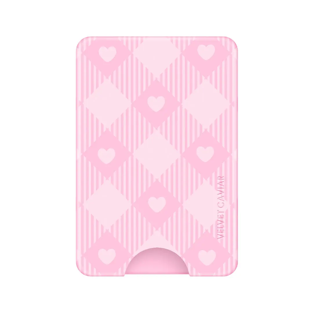Dolly Pink Gingham MagSafe Wallet