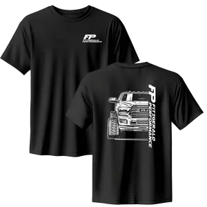 Fitzgerald Performance FP Diesel Truck Line Art Graphic T-Shirt, Performance Shop/Truck Culture Streetwear Style, For RAM Cummins Owners, Diesel Enthusiasts & Mechanics