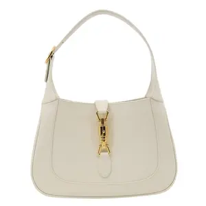Pre-owned GUCCI Leather Shoulder Bags Jackie 1961 Small Shoulder Bag Off White 636709