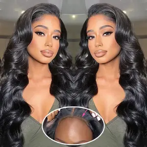 TikTokShopBlackFriday Ready to Wear Glueless Wig Body Wave Brazilian Human Hair 6x4 Lace Closure Wigs Pre Plucked 4x6 Transparent Lace Wig for Women 180% Density Bling Hair TikTokShopHolidayHaul