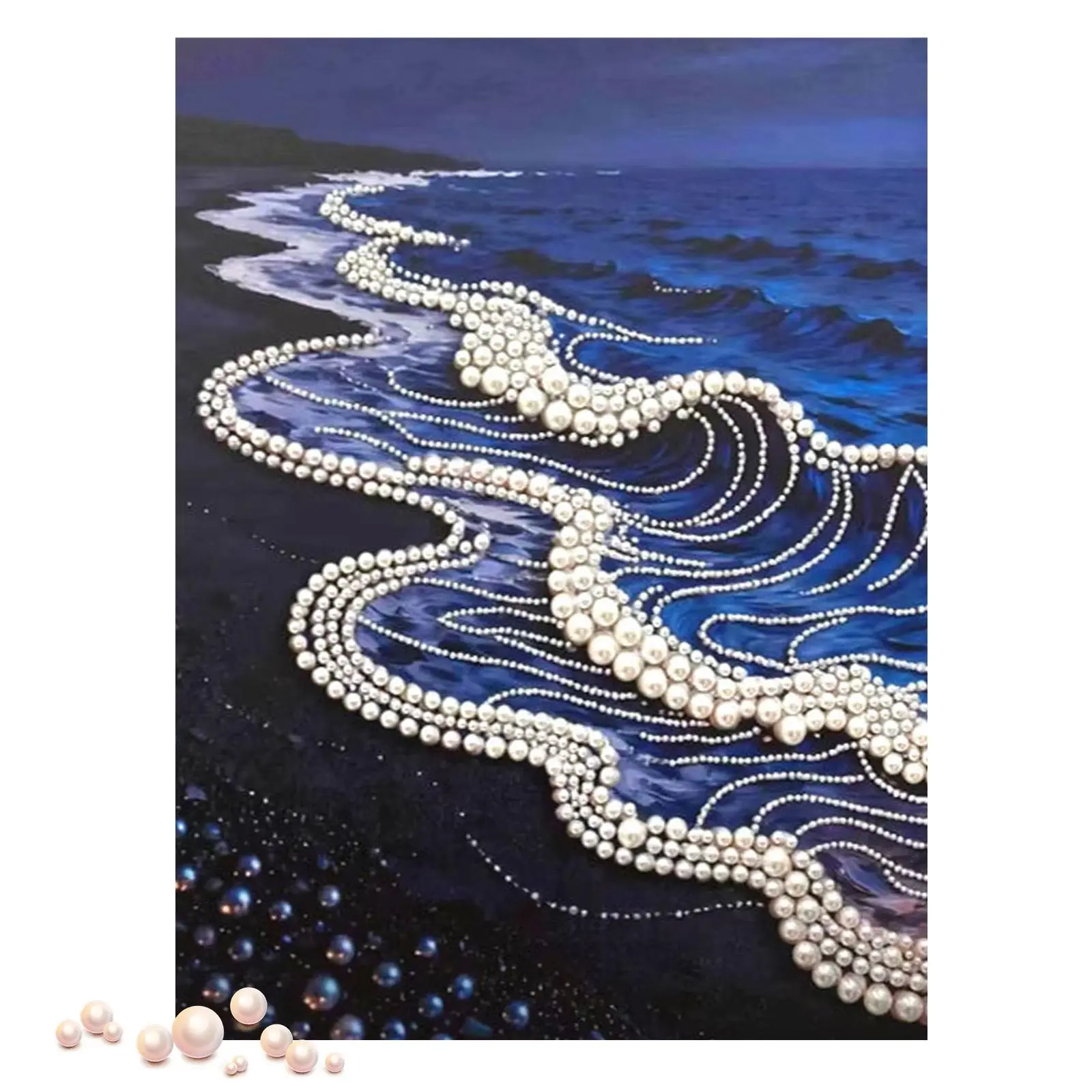 Shining Pearl DIY Art Painting - Easy for beginners, a exquisite handcrafted light luxury choice, elegant finished piece that brings artistic flair to your home space Shining Pearl DIY Art Painting - Easy for beginners, a exquisite handcrafted light luxury choice, elegant finished piece that brings artistic flair to your home space