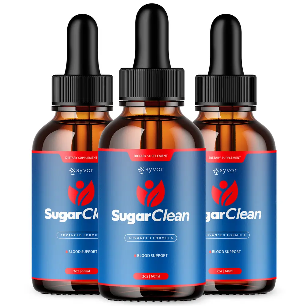 (3 Pack) Sugar Clean Blood Support Drops SugarClean Vitamin Supplement 90 Servs