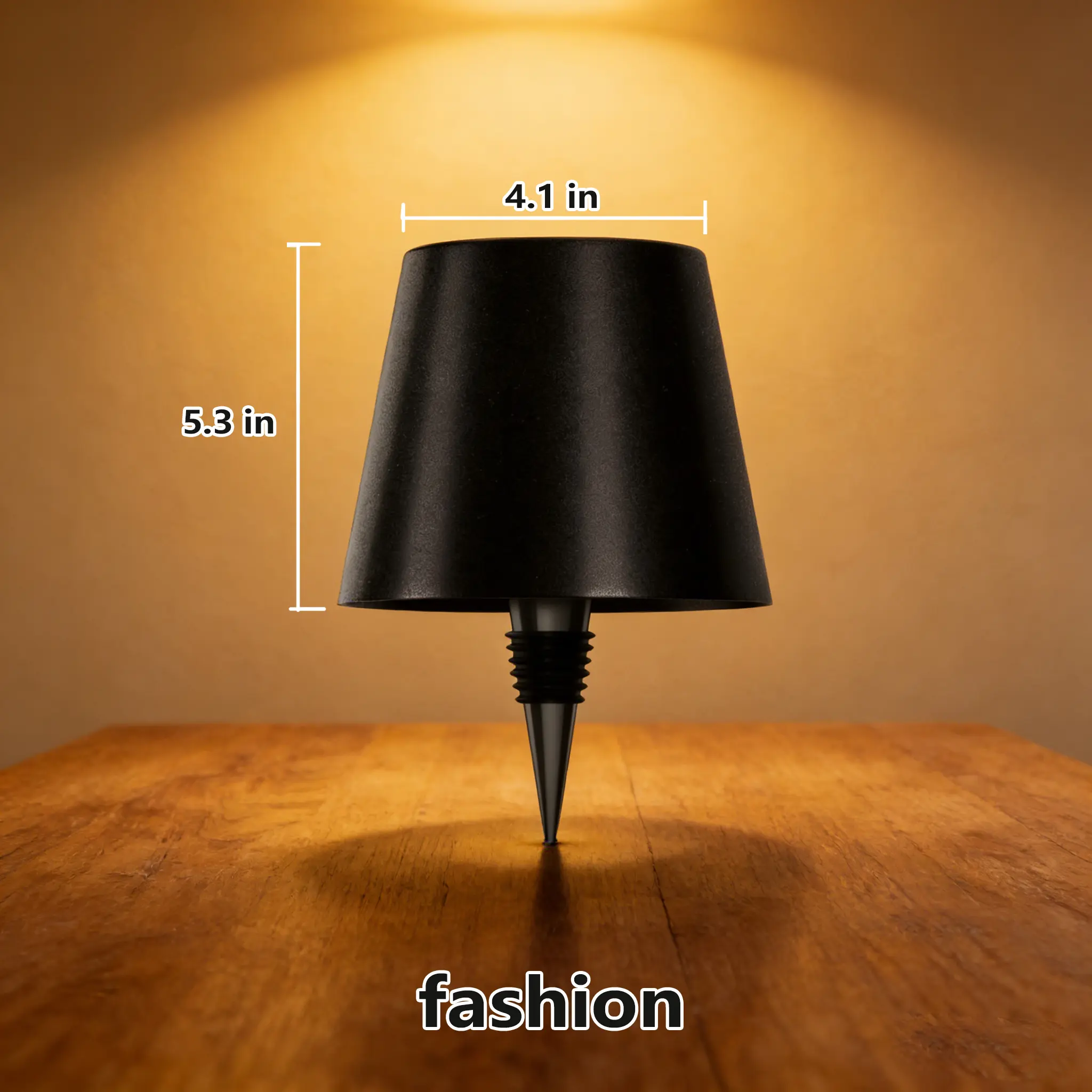 Wireless Bottle Lampshade - Portable LED Wine Bottle Light with Bottle Stopper, Dimmable, Rechargeable Touchable Wine Bottle Light, Suitable for Any Wine Bottle, Home, Hotel, Bar