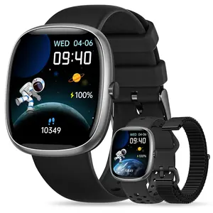 Smart Watch for Kids Girls Gift No APP No Phone Needed Watch with Heart Rate Sleep Monitor Pedometer Music Player Alarm Clock Timer 20 Games Camera Birthday Gifts for 4-16 Year Old Boys Black - Device, Wearable Adjustable Water Proof